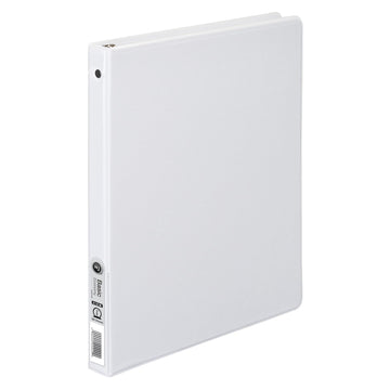 3 Ring Binder 1/2 Inch by Wilson Jones – 1 Pack, Polypropylene, White, Model WLJ36213W