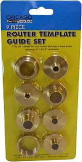 Chicago Faucets 9 Piece Router Template Guide Set
