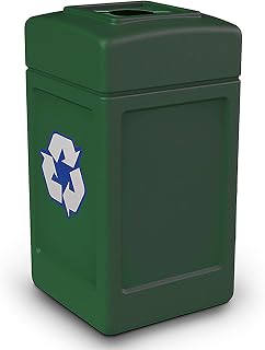 Commercial Zone Recycle42 Mixed Recycling Open Top - Forest Green (746353)