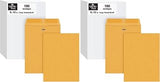 Quality Park 9" x 12" Clasp Envelopes, Brown Kraft, Gummed Flap, 100/Box (QUA37790) (Pack of 2)
