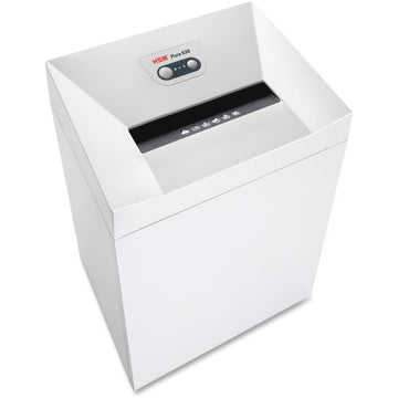 Pure 530 Strip-Cut Shredder by HSM – 28" x 19.5" x 14.3", 21.0 gallons, White, Model HSM2351