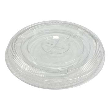 Flat Straw Slot Lid Fits 12oz Squat - 24oz PET Cups 20/50 cs by Empress – 12-24oz, 24.0 fluid_ounces, Polyethylene Terephthalate, Clear, Pack of 1000