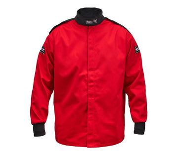 Racing Jacket SFI 3.2A/1 S/L Red X-Large by Allstar Performance – Cotton, Red, Model ALL931175