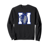 Curtis-Tufts M Mustang Sweatshirt by Curtis-Tufts High School, Medford, MA 02155 – Black
