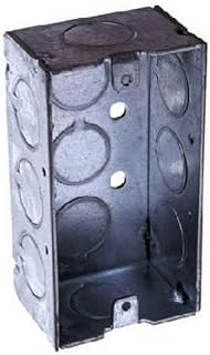 Hubbell-Raco 8670 2-1/8-Inch Deep, 1/2-Inch End Knockouts, Welded 4-Inch by 2-Inch Handy Box