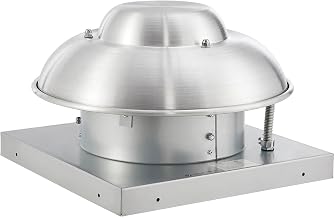 Global Industrial Aluminum Roof Axial Exhaust Fan, 830 CFM, 115V