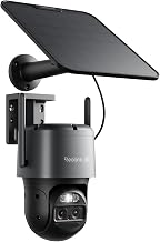 REOLINK TrackMix 4K Dual-Lens PTZ Solar Security Cameras Wireless Outdoor | Auto Tracking, Color Night Vision, 360° Pan Tilt, 8X Hybrid Zoom, Smart AI Detection, No Subscriptions, Home Hub Compatible