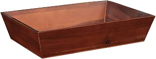 G.E.T. WB-1814WD-W Urban Renewal Walnut 18.25" x 12" Rustic Wood Tray, Wood