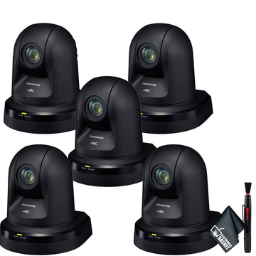 AW-UE70 4K PTZ Camera 5-Pack (Black) Bundle by Panasonic – Model AW-UE70KPJ_EDIRD_23-DR