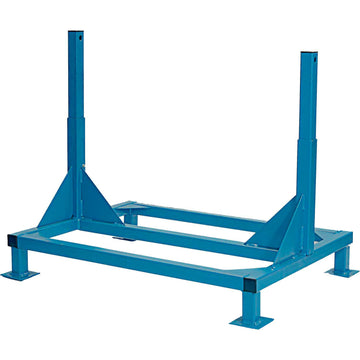Patterson Portable Base 34" by Patterson Fan – 28.5"L x 41.5"W x 32.5"H, Alloy Steel, Blue, Model PB 34