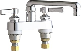 Chicago Faucets 891-CP Deck Mounted 4-Inch Centerset Faucet, Chrome