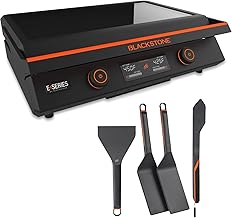 22 Inch Electric Griddle Nonstick with Lid, 8001 E-Series Tabletop Large Griddle By Blackstone with Blackstone Griddle Accessories For Indoor and Outdoor Use