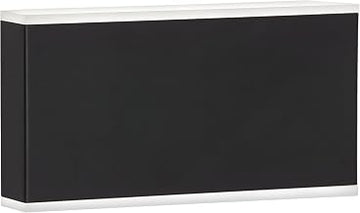 Dainolite Emery 10" LED Outdoor Wall Sconce - Matte Black - White