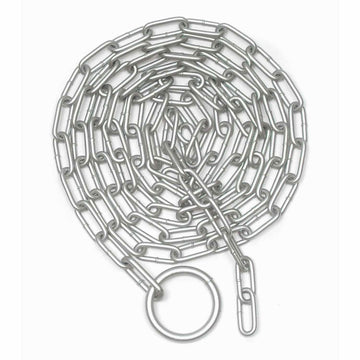 10'L Wheel & Tire Chock Security Chain by Global Industrial – 120"L x 7.2"W x 1.5"H, Alloy Steel, Silver, Model 500050