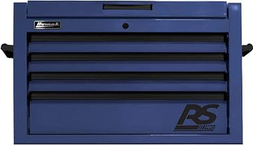 Homak RS Pro 36in. 4-Drawer Top Chest with Outlet, Blue, Model# BL02036040