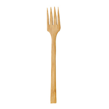 Natural Bamboo Forks (Case of 250), PacknWood - Individually Packaged Wooden Utensils (6.3" Long) 210CVBA171