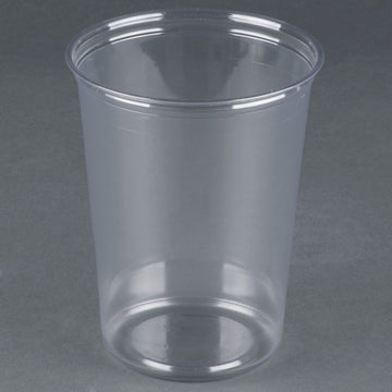 32 oz. Clear Round Deli Container - 500 per case by Fabri-Kal – 32.0 ounces, Polyethylene Terephthalate (PET), Clear, Model RD32