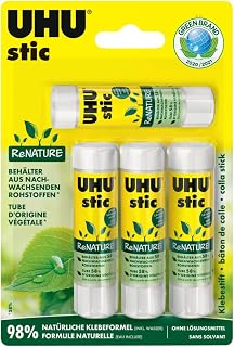 UHU stic Glue Stick ReNATURE 4 x 8.2 g