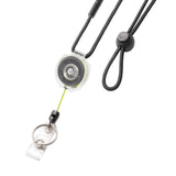 Sidekick Retractable ID Badge Holder with Lanyard by KEY-BAK – Yellow, Model 0KB2-LANYARD-STANDARD