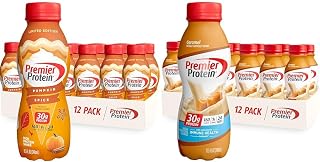 Premier Protein Shake Limited Edition 30g 1g Sugar 24 Vitamins Minerals Nutrients to Support Immune Health & Premier Liquid Protein Shake