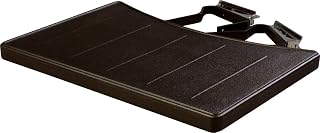 Carlisle FoodService Products Maximizer Food Bar End Shelf for Catering, Buffets, Restaurants, Polyethylene (Pe), 17.5 x 25 Inches, Black