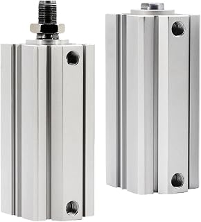SDA32/40/50/63mm Bore 110 120 125 130 140 150mm Lang Stroke Double Acting Air Pneumatic Cylinder Compact Piston 1Pcs(SDA32 with Magnet,Stroke 150mm)