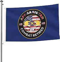 US Chemical Corps Afghanistan Combat Retired Premium 5x8ft Double-Sided Flags with 2 Brass Grommets - All Weathe