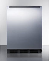 ACCUCOLD 24" Refrigerator, Peak24, Built-In Fridge, Undercounter, 5.5 cu.ft. Capacity, Stainless Steel - FF6BKBI7SSHH