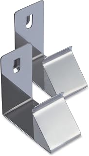 Lorell Cubicle Partition Hanger Set, Silver