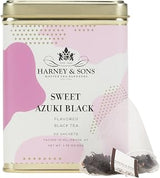 Harney & Sons Sweet Azuki Black Tea, 20 Sachets in Tin | Black tea with toasted rice, vanilla and red bean flavors. Contains caffeine.