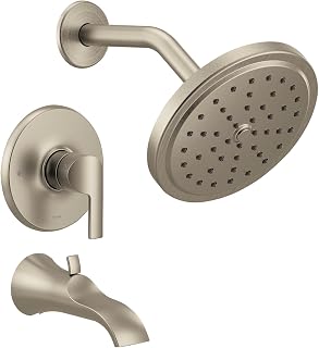 Moen UTS3203EPBN Doux M-CORE 3-Series 1-Handle Eco-Performance Tub and Shower Trim Kit, Valve Required, Brushed Nickel