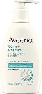 Aveeno Calm + Restore Repairing Body Lotion, Fragrance-Free, 12 oz