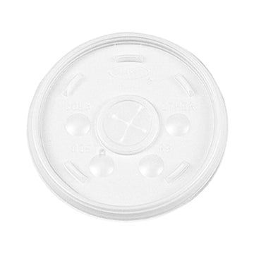 DCC12SL Straw-Slot Lid by DART – 12.0 ounces, Plastic, White