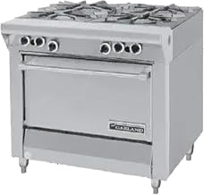 Garland MST44R-E Master Series Heavy Duty 34" Gas Range with (4) 35,000 BTU Open Burners, (1) Standard Oven & Electric Ignition