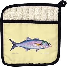 Betsy Drake PT007A Multi Fish A Pot Holder