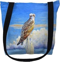 Betsy Drake TY1109S 13 x 13 in. Osprey Storm Small Tote Bag Black