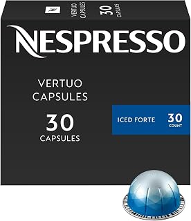 Nespresso Vertuo, Ice Forte, 30-Count Espresso Coffee Pods