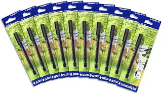 STAEDTLER Lumocolor Permanent Garden 319 GM Marker - Black (Pack of 10)