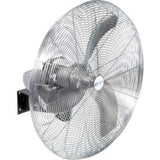 Fan 24" Wall Mount Fan 1/4 HP 5739 CFM by Airmaster – 31.75"L x 26.94"W x 26.94"H, Aluminum, Gray/Black, Model 20321