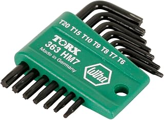 Wiha 36392 L-Wrench Set, Torx, Short Arm, 7 Piece