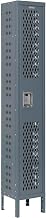 Global Industrial Infinity 1-Tier 1 Door Ventilated Locker, 12"Wx12"Dx78"H, Unassembled