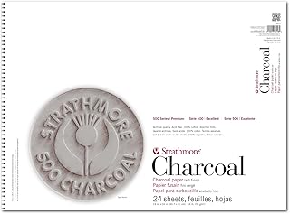 Strathmore (561-3 500 Series Charcoal Pad, 18"x24", 24 Sheets