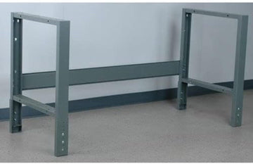 3505 Series 5 Adjustable Frame by Stackbin – 27"L x 40"W x 36"H, 14 Ga. Legs, Gray, Model 4-53505-GY