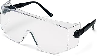 Pyramex Defiant Safety Eyewear Jumbo Size Clear Lens Black Temples