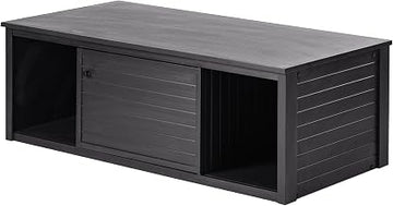 New Age Pet Lo‑Boy Versa Stand for Reptile Terrariums, Low-Profile ECOFLEX Cabinet for Stacked Large, 48" Mojave Reptile Habitats, Espresso Black