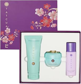 TATCHA The Pure Pores Set, Matcha Cleanse, Water Cream & Silk Sunscreen with Clarifying Japanese Ingredients for Smooth, Luminous, Protected Skin ($176 Value)