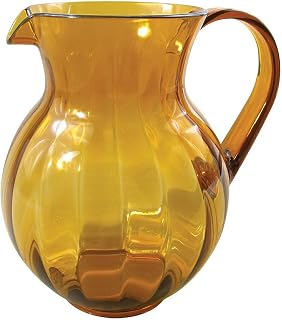 G.E.T. 90 oz Amber Plastic Pitcher with Handle