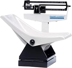 Health O Meter 1524KL Mechanical Scale, Pediatric, Capacity 130 lb, 24-1/2" x 14-1/4" x 18-1/2" Seat
