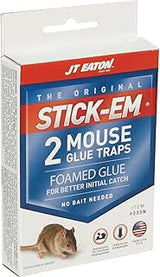 JT Eaton 233N Stick-Em Mouse Size Glue Traps