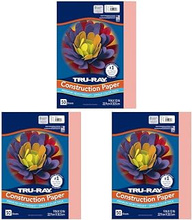 Tru-Ray Premium Heavyweight Construction Paper, High Quality (Pack of 3)